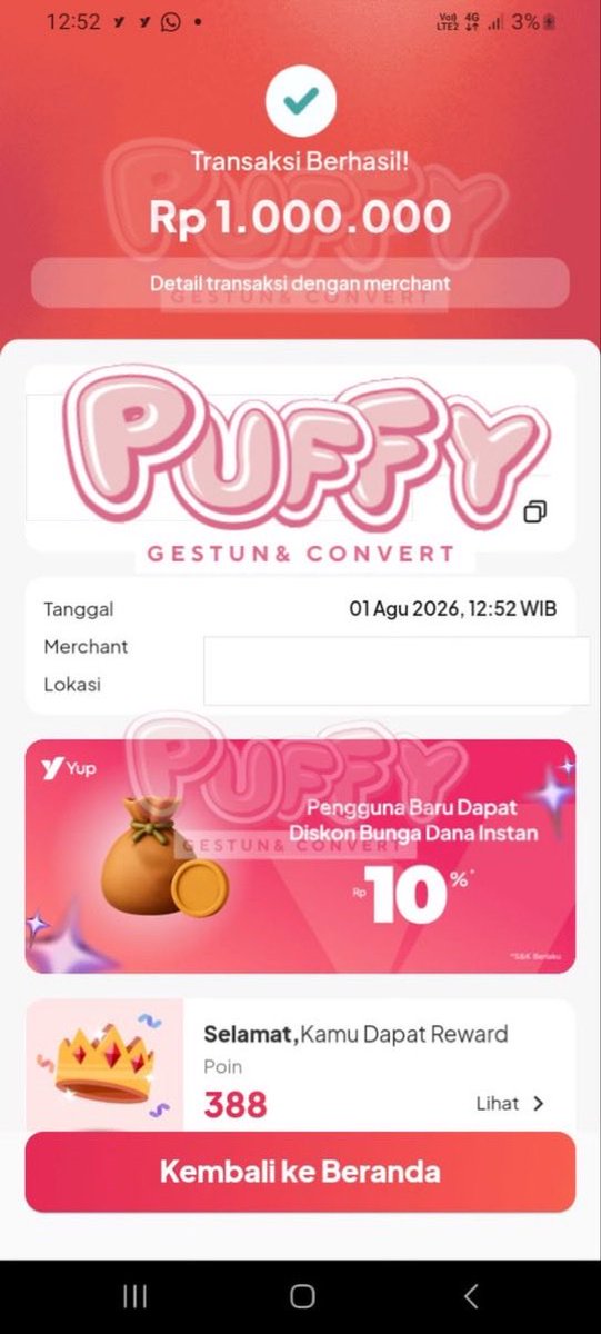 mnogaq's tweet photo. Gestun nya cair satset 7% bisa limit yup paylater, CC, bca Paylater, dana  cicil, kredivo, gopaylater, Indodana, spaylater, atome, blibli, allo bank bisa cair hitungan menit 😍 https://t.co/B5Qj2y5xPs