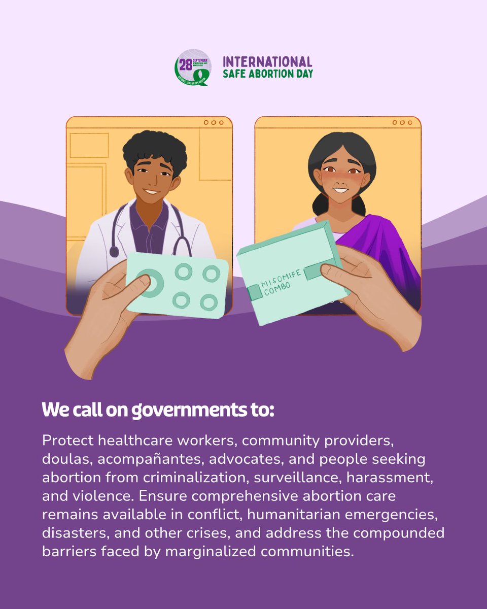Zamara_fdn's tweet photo. On this #InternationalSafeAbortionDay, we join the global movement to advance reproductive justice, defend bodily autonomy, strengthen health systems, and break down the barriers that deny people access to safe and dignified abortion care.
#ISAD2026 #StrengthenHealthSystemsNow #ZamaraVoices
