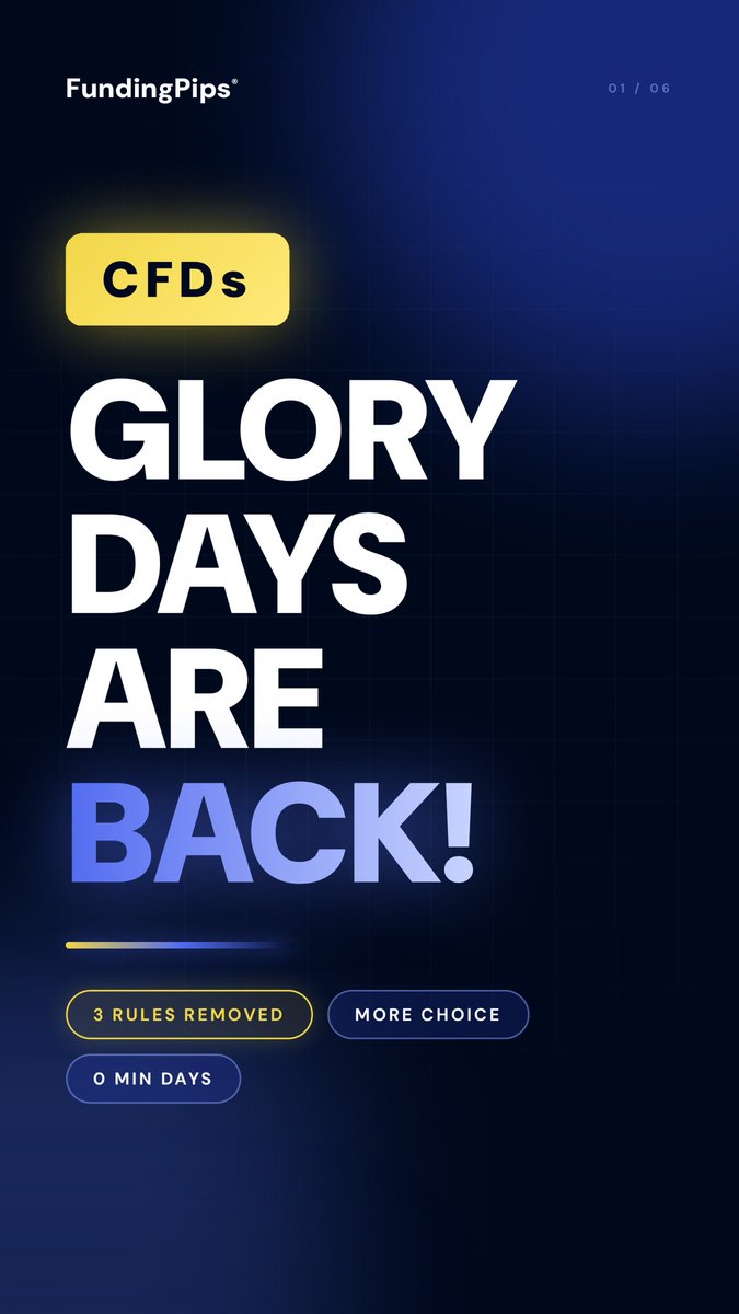 erti_trades's tweet photo. FundingPips removed 3 rules just now 🔥

Yes, the CFD glory days are back! It really feels like the 2023–2024 era again.

3 rules removed:

❌ Max Risk per Trade Idea
❌ Striking System
❌ Profit Concentration

Complete freedom to trade your way.

You just need to respect the Max Loss and Daily Loss rules. 🔥