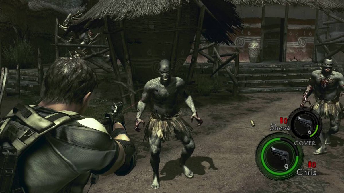 percoquette_'s tweet photo. people running defense for resident evil 5s depiction of africa never fails to fry the fuck outta me. if u cant feel the postcolonial racism &amp; vitriol these images exude u deadass might be a lost cause lmao. yall love to preach media literacy, and yet... https://t.co/LCPF4NWDnj