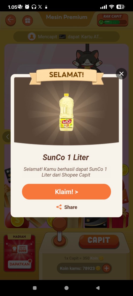 jezzitea_'s tweet photo. Minyak dari shopee capit telah tiba  😁 https://t.co/xL4mUmDpKy