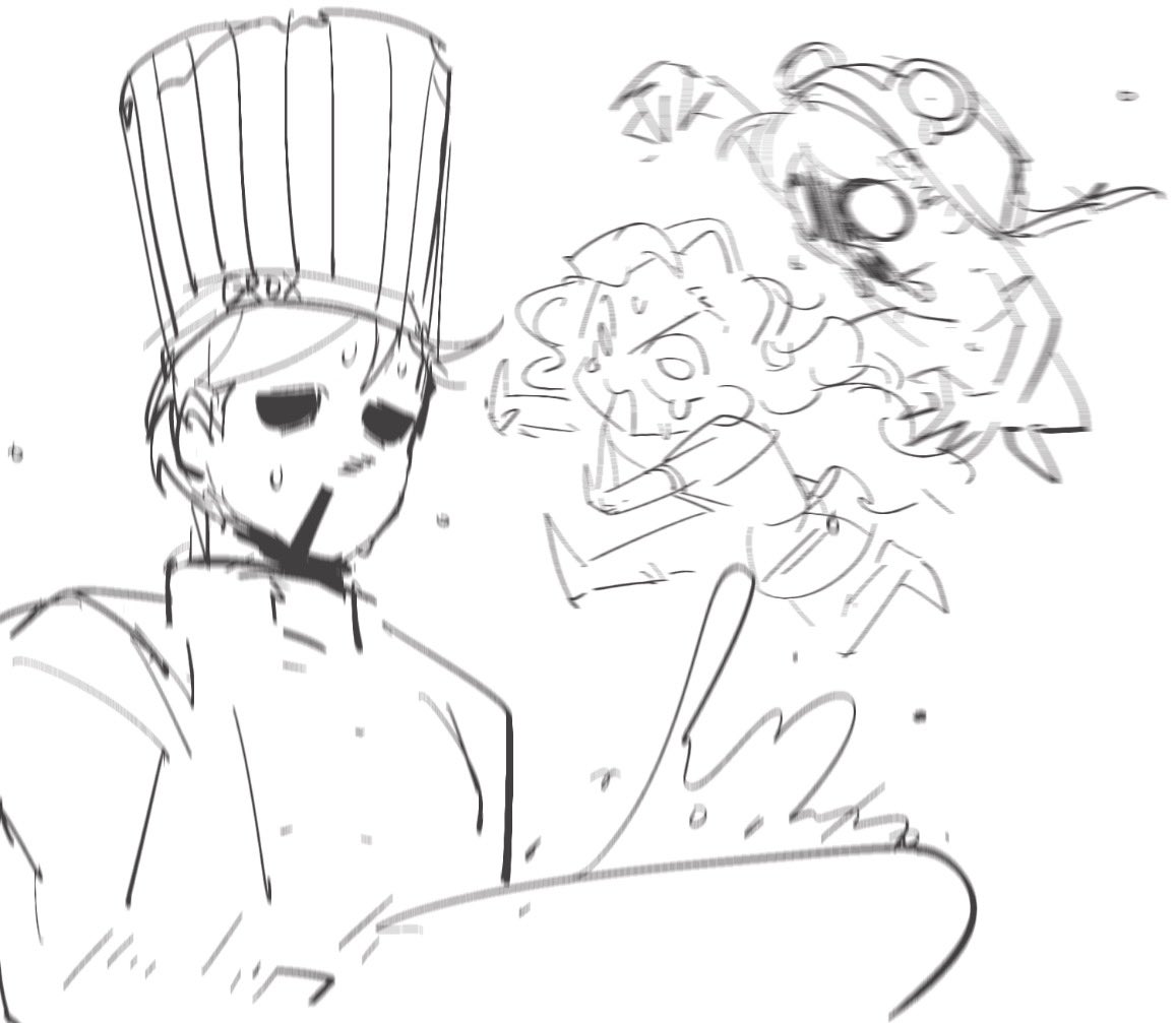 Wangwangsuaqew's tweet photo. 大厨🦴、服务员🐢 以及食客🐸
#grox #seawatt #froggydude #fanart https://t.co/8tsOTa5D5T