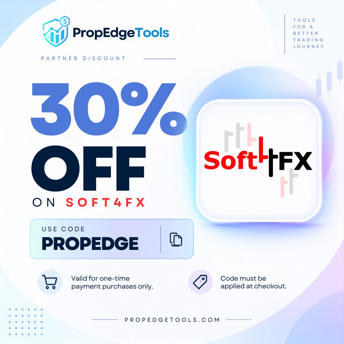 propedgetools's tweet photo. Ad | YOUR NEXT TRADING TOOL, FOR LESS!💸

Get 30% OFF Soft4FX with code PROPEDGE⚡

One simple code. More value from your trading setup.

🔗 https://t.co/rxkHefF8Cd 

#Soft4FX #Trading #TradingTools #TradingDeals #TradingOffers #Tradingdiscounts https://t.co/TxQuZ4NXBr