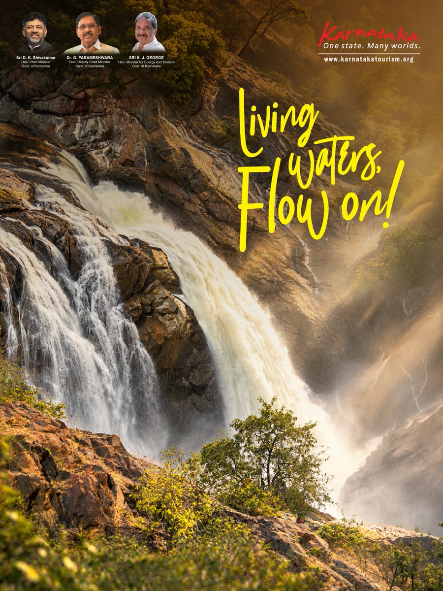 KarnatakaWorld's tweet photo. Nourishing forests, feeding fields, sustaining communities and carrying life downstream. Its role never ends. This World Rivers Day, let’s value the flows that keep our world alive.
ವಿಶ್ವ ನದಿಗಳ ದಿನದ ಶುಭಾಶಯಗಳು.
#WorldRiversDay #RiverConservation #SaveOurRivers #CleanRivers https://t.co/9gvfJ9on3c
