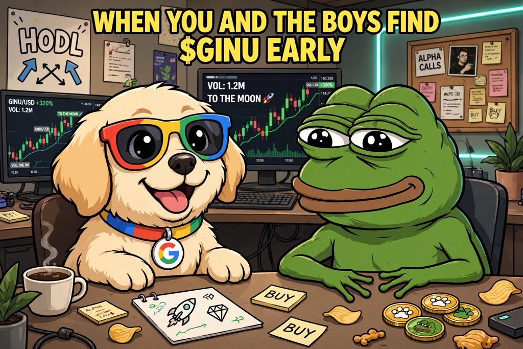 GoogleInu's tweet photo. WHEN YOU AND THE BOYS FIND $GINU EARLY

Pepe knew. GINU knew. Did you? 🐶🐸📈

https://t.co/Ikb8041bwq

https://t.co/6PkbfcuUS1

#GoogleInu #Ginu

$GINU $PEPE https://t.co/ENdrNBVp80