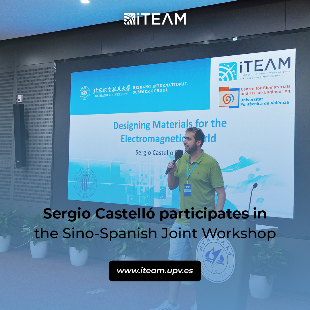 iteamUPV's tweet photo. 🏢Sergio Castelló participated in the Sino-Spanish Joint Workshop, an event organized by the @Beihang1952!

The workshop combined brief presentations of research lines with discussion and brainstorming sessions to explore potential joint projects. https://t.co/q3tqrlJ3JM