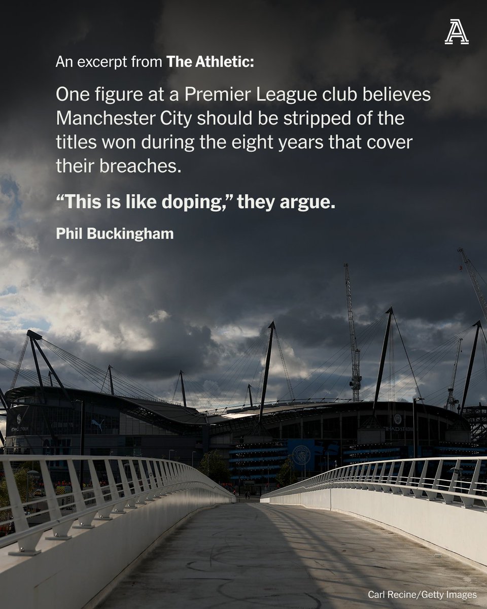 TheAthleticFC's tweet photo. The news that Manchester City have been found guilty of almost all of the Premier League charges against them sent shockwaves through the sporting world on Friday.

City believe the fight is far from over and remain bullish, but those at other clubs view the story through a very different prism.

For some there was an almost celebratory mood, while for others attention turned swiftly to the direct impact on their own club.

The Athletic has spent the weekend talking to people at clubs and organisations across Europe. This is how they view the situation.

📝 @PJBuckingham

https://t.co/YU49i5fsll