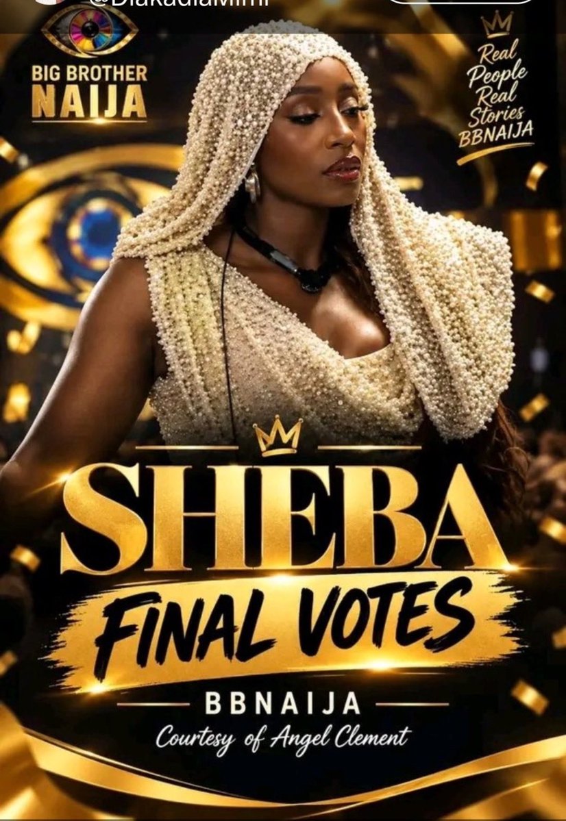 ShebaGamde's tweet photo. Glad we can all agree now that every housemate who walked through that door is DESPERATE TO WIN!

Sheba did not hide behind nonchalant or fun. “DESPERATE TO WIN” FROM START TO FINISH !!!

VOTE SHEBA! 🔥👑

#BBNaija
#ShebaGamde https://t.co/Az2j5DgX2E