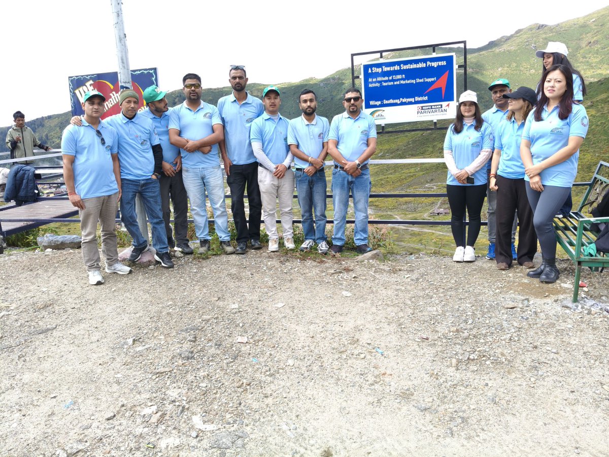 citizens_cf's tweet photo. 🏔️ At nearly 14,000 ft above sea level, #Gnathang Village, Sikkim, marked World Tourism Day by celebrating its pristine landscapes, rich cultural heritage and immense potential for responsible, community-led tourism.🌿🏡 Held at the Tourism Rest Shed established under the HRDP-SIMANA Project, the celebration highlighted the role of tourism in creating sustainable livelihoods, promoting homestays, preserving local traditions and protecting the fragile Himalayan ecosystem.

🤝Supported by @HDFCBankCSR and implemented by @citizens_cf, the initiative reflects a shared commitment to empowering communities while nurturing Gnathang as a sustainable tourism destination.

✨Tourism that empowers. Heritage that endures. Communities that thrive.🌍

@GovernorSikkim @ShiningSikkim @TourismSikkim @GaneshReddys7 @SangitaDahal20 @sikkimgovt 
#WorldTourismDay #Sikkim #SustainableTourism #CFat29 #ResponsibleTourism #CommunityBasedTourism #HDFCParivartan #CitizensFoundation #HRDPSIMANA #SustainableLivelihoods #HimalayanHeritage #CommunityEmpowerment #TourismForDevelopment #SDGs