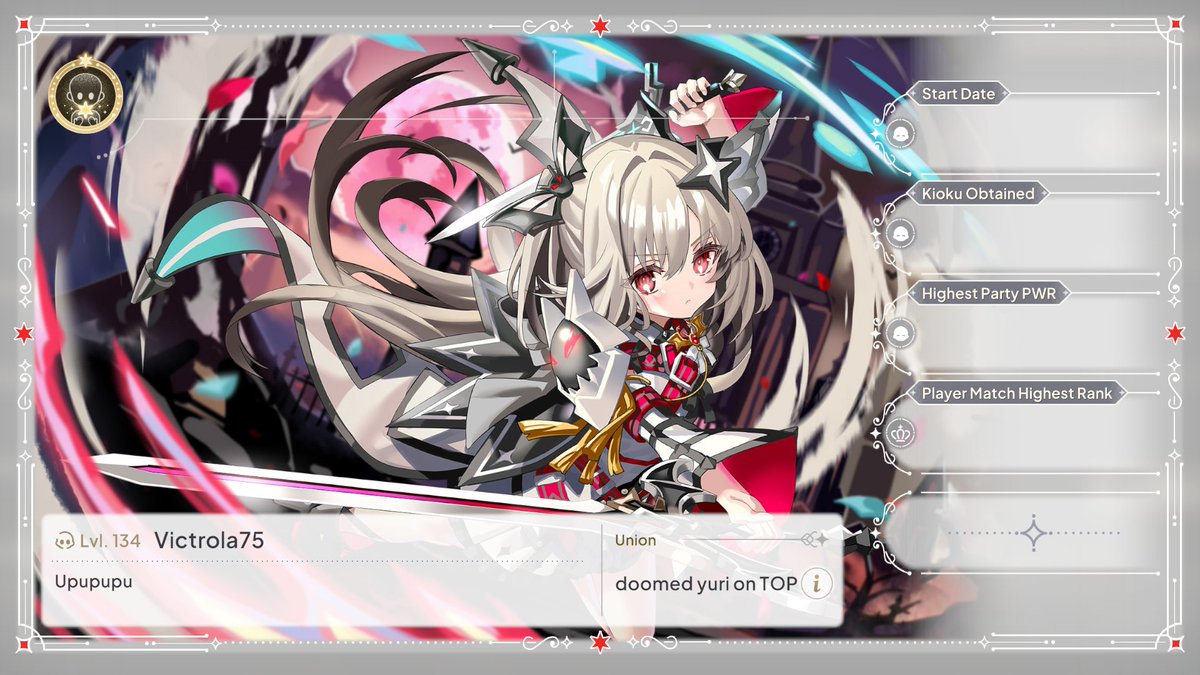 internlbleeding's tweet photo. Profile created!
#madoka_exedra #madoka_exedra_profile https://t.co/7RotyoWkLM