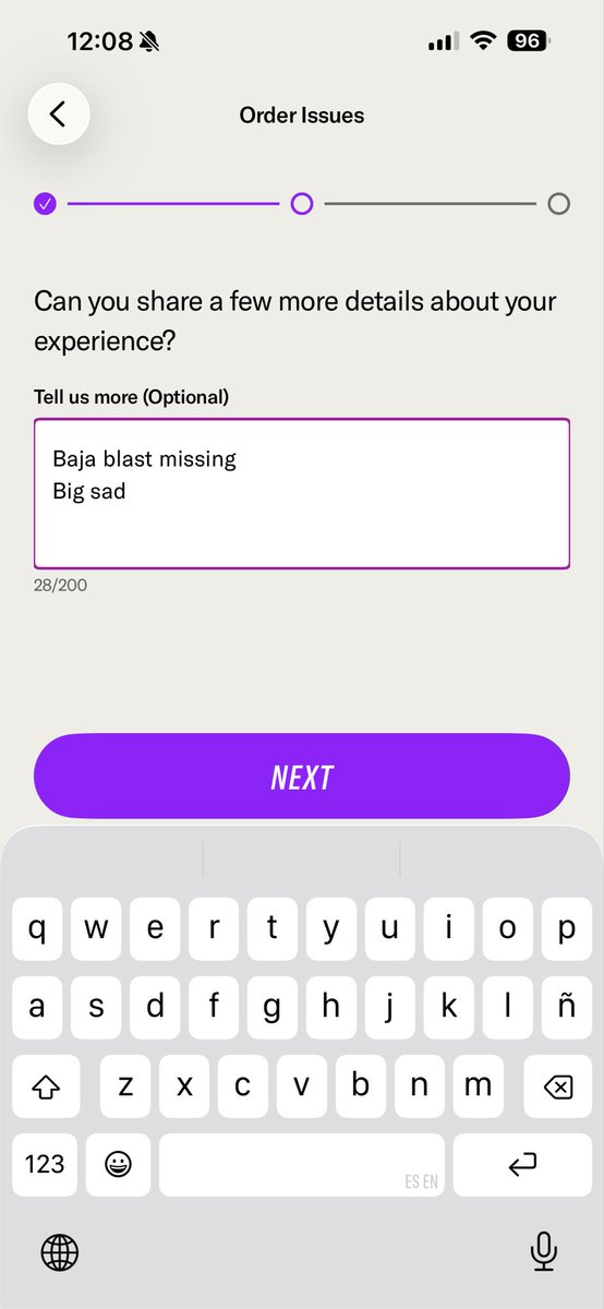 Gregorioux_'s tweet photo. @tacobell 
Y’all forgot my Baja blast 
N ur app is broken 
Ur manger was cool tho https://t.co/rLaGhXfcmF