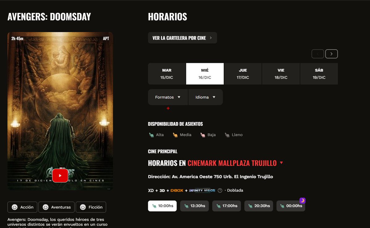 Zakyee03's tweet photo. CINEMARK ESTA EN NADA https://t.co/KuTfvQnVIM