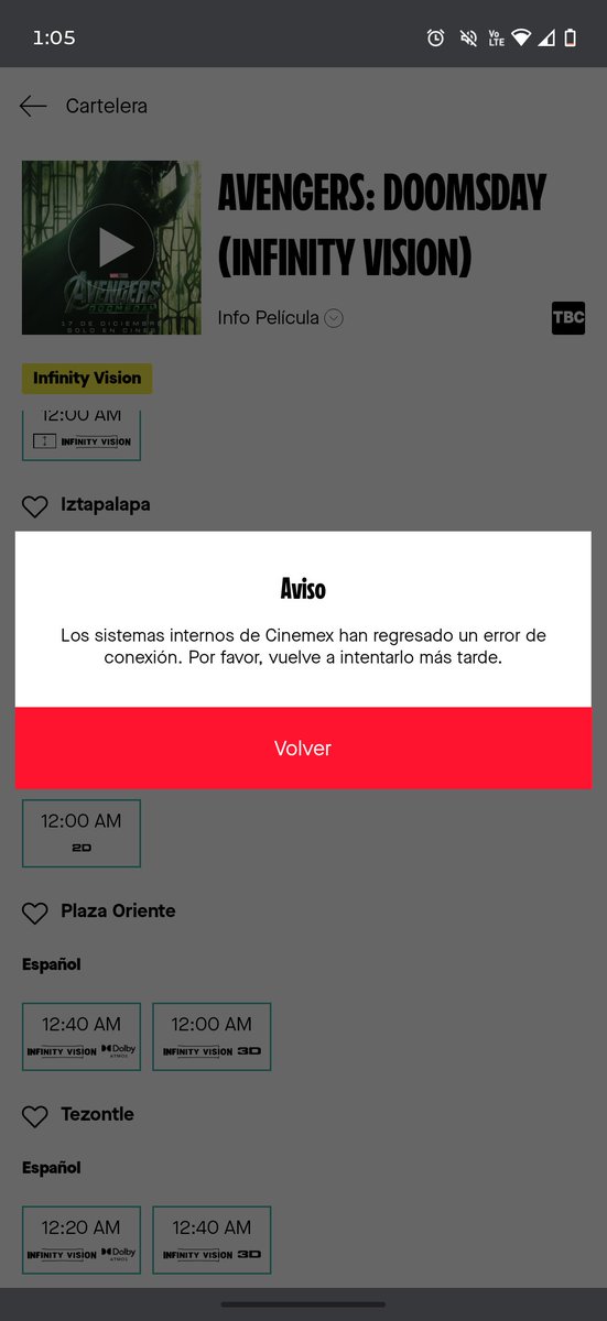 HundredNyx's tweet photo. @Cinemex De aquí no paso @Cinemex  😿 https://t.co/SmYrckH4vy