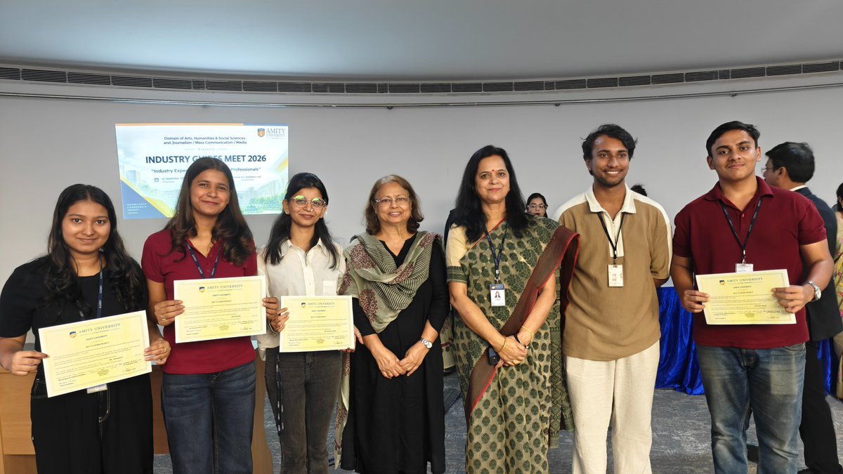 SADRAG18's tweet photo. We  participated in the Industry Guides Meet 2026, organised by the Faculty of Arts, Humanities &amp; Social Sciences and the departments of Journalism, Mass Communication &amp; Media at Amity University, on Thursday, 24 September 2026.
#IndustryAcademia #AmityUniversity #IndustryGuides https://t.co/m7MUgGOcrc