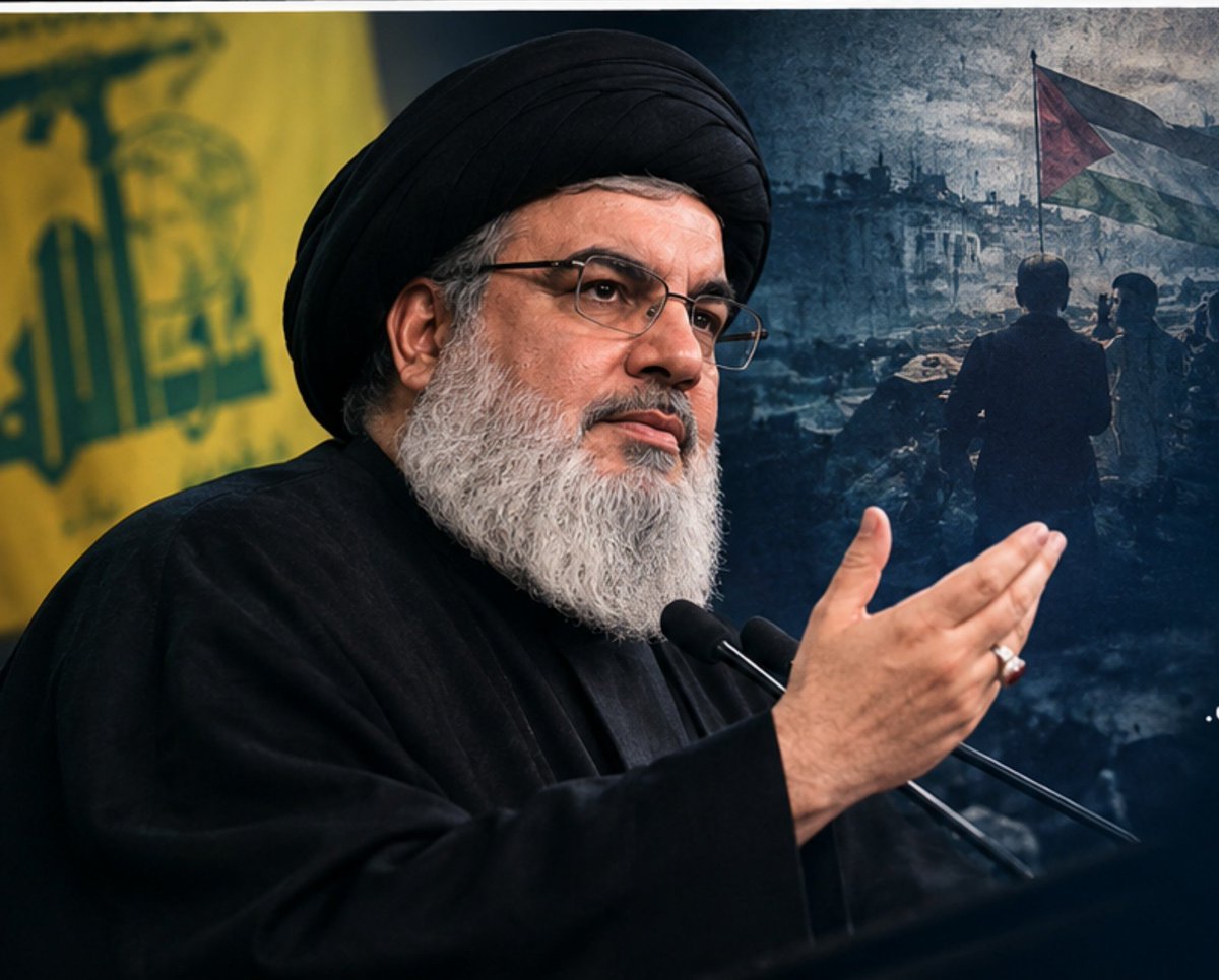AMAR313000's tweet photo. شهید سیدحسن نصرالله:

 وقتی ما را محاصره می‌کنید زمین و باد و کوه‌ها و دریاها با ماست.
کسی که به خدا اعتقاد دارد امکان ندارد احساس محاصره کند، حتی اگر همۀ دنیا بر علیه او شوند.

#سید_مقاومت https://t.co/WLE4VRPDcr