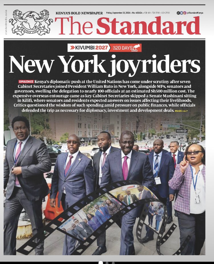 MwendiaJnr's tweet photo. Sometimes the criticism of President Ruto is too loud not because he’s the worst president Kenya has ever had, but simply because he’s not from the favourite tribe. Most of the things he’s criticised for happened even worse under previous regimes. That’s why police brutality in Kibaki’s time is blamed on Internal Security ministers. You’ll hear them blaming CS Matiang’i for the Yala massacre, the butchering of NASA supporters, and the Baby Pendo case,but they don’t blame the president then, Uhuru. In this regime the goalposts have been shifted: police brutality is blamed on the president, not the CS Interior or the IG. They’ll say when the River Yala bodies happened Ruto was Deputy President, but they won’t admit that when Gen Z police brutality happened, Rigathi Gachagua was Deputy President.