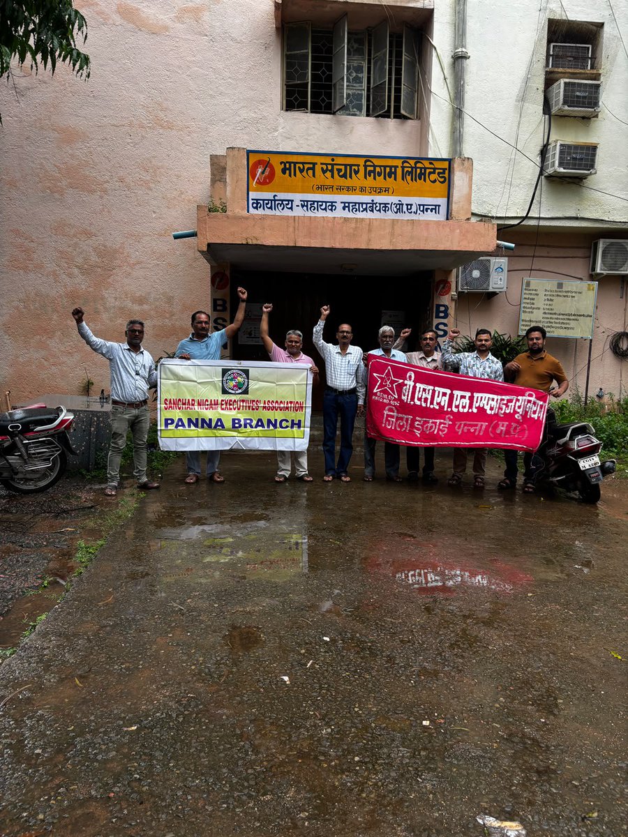 TiwarieeG's tweet photo. #BSNL employees are the front line warriors during natural calamities and BSNL is only operator to restore all telecom services within short time. It's time to give their genuine rights 
@narendramodi
#Remove_Affordability_Clause
#3rdPRC_BSNL
@JM_Scindia
@PemmasaniOnX 
@AUAB5564 https://t.co/7fZhW3FPpP