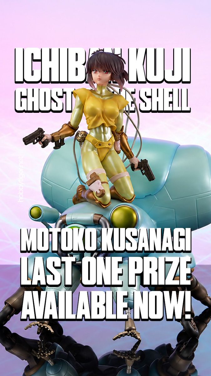 HobbyTigerJapan's tweet photo. Motoko &amp; Fuchikoma Last One Prize Is Here! The Major returns with Fuchikoma in this special Ghost in the Shell Last One Prize, featuring a new color treatment and straight-hair look. Available now at HobbyTiger and ready to ship from Japan!

https://t.co/PX8BEKih9g https://t.co/TbvoShAX5s