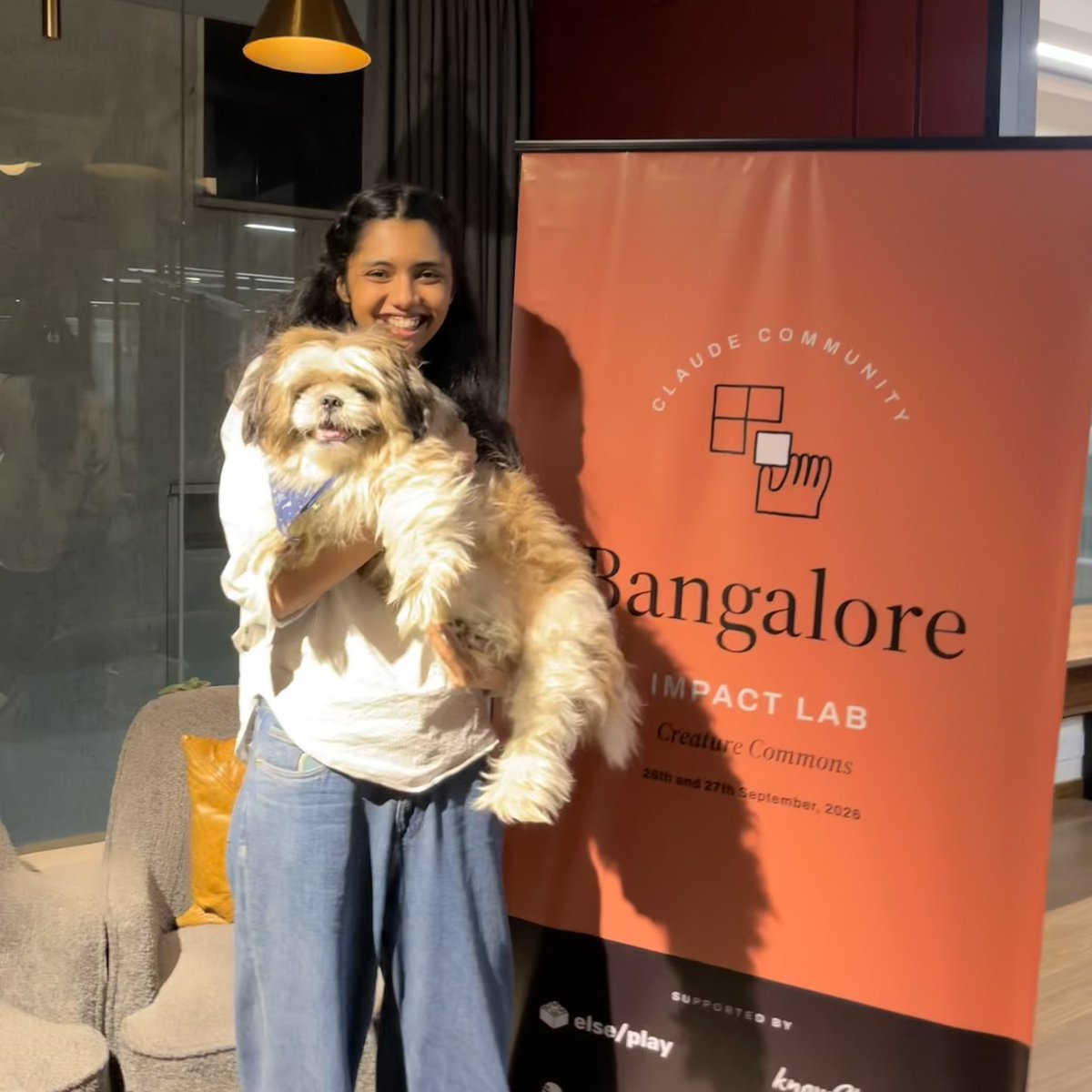anshikavijay_'s tweet photo. we had dogs at our tech event!  

people made dog Tinder, health trackers for pets, ways for dogs to play a piano, things to help owners train their pets and a bunch of other cool stuff

and it was sooo fun watching them use the projects, love some, or completely refuse to interact with some.

More events from Creature Commons + Claude coming vv soon! Stay tuned :)

@knowShubhangi @therohaan #claude