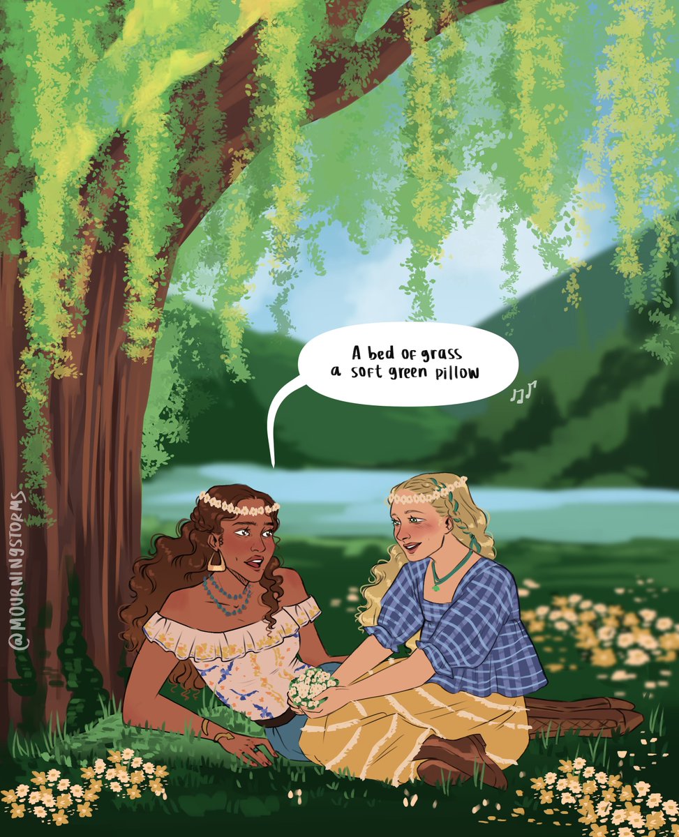 mourningstorms's tweet photo. Deep in the meadow... 🎼🌼
Lucy Gray and her mama &amp; Maude Ivory. Maude Ivory and Lenore Dove 🩷
#sotr #tbosas #thg https://t.co/WgBg6j2o3Z