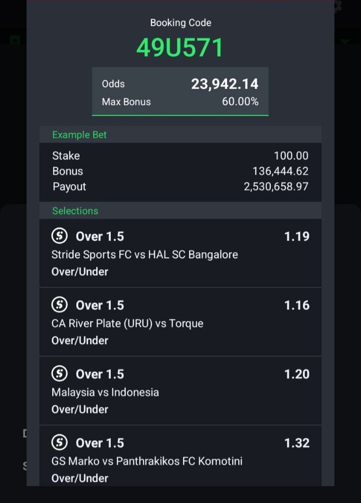 jeni87104's tweet photo. Sporty code: 49U571
23k odds🤑
Edit&amp;Flex💚
Boomluck✅️ https://t.co/JlBWwOHJcP