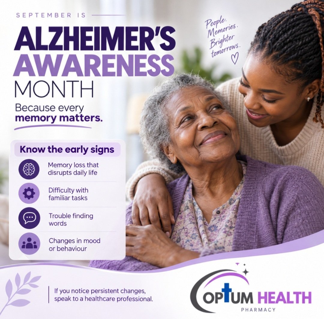 OptumHealth's tweet photo. 🧠 This Alzheimer’s Awareness Month, let’s remember those who may forget.
Alzheimer’s changes more than memory, it can affect communication, independence, and everyday life. 
#AlzheimersAwarenessMonth #AlzheimersAwareness #DementiaAwareness #BrainHealth #MemoryMatters https://t.co/LOF3QNuU2E