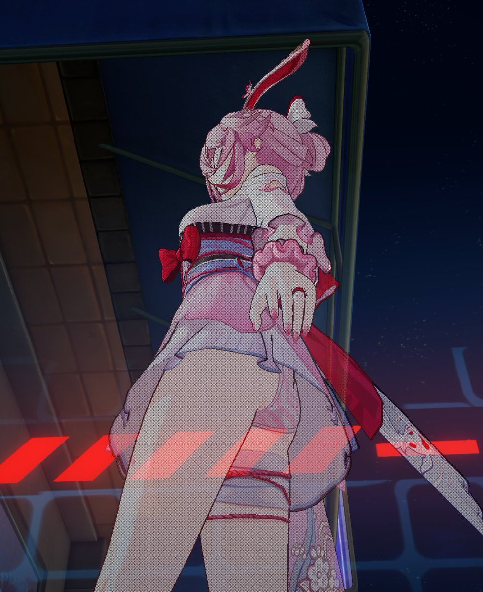 HYRULETHOT's tweet photo. https://t.co/5blIDD6Ih1

Call me a Perv' if you want !
But for once on a Skin , they didn't put a SHORT !!

Yes, I'm talking about Evanescia ! 💕
My baby girl is so pretty and Hoyo make it even better ✨️💕

God, she's beautiful. And I have a reason to put my camera down now.
Even if it's fucking hard to see 💕