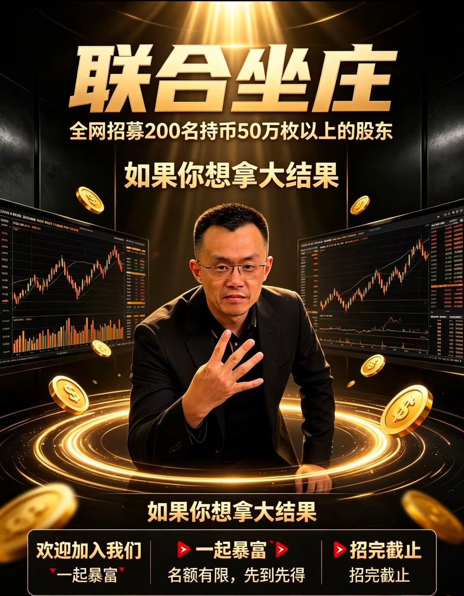 sw2rbq's tweet photo. CZ社区

2026年9月28日 14:29
置顶
【CZ 散户联盟｜股东群招募】
🎯 首期目标：200人
持有 500,000 $CZ 及以上
👉 可申请进入 CZ 股东共创群
股东群不是普通聊天群，而是社区核心成员交流和共创大业的群。 https://t.co/qeyQS63V66