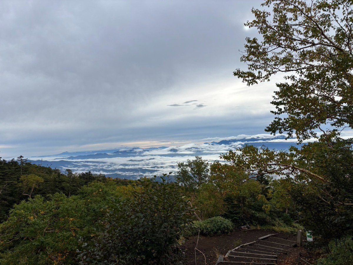 yu_ma314's tweet photo. 雲海が最高に綺麗☁
山登りの楽しさの一つ https://t.co/K9aoQpMjNr