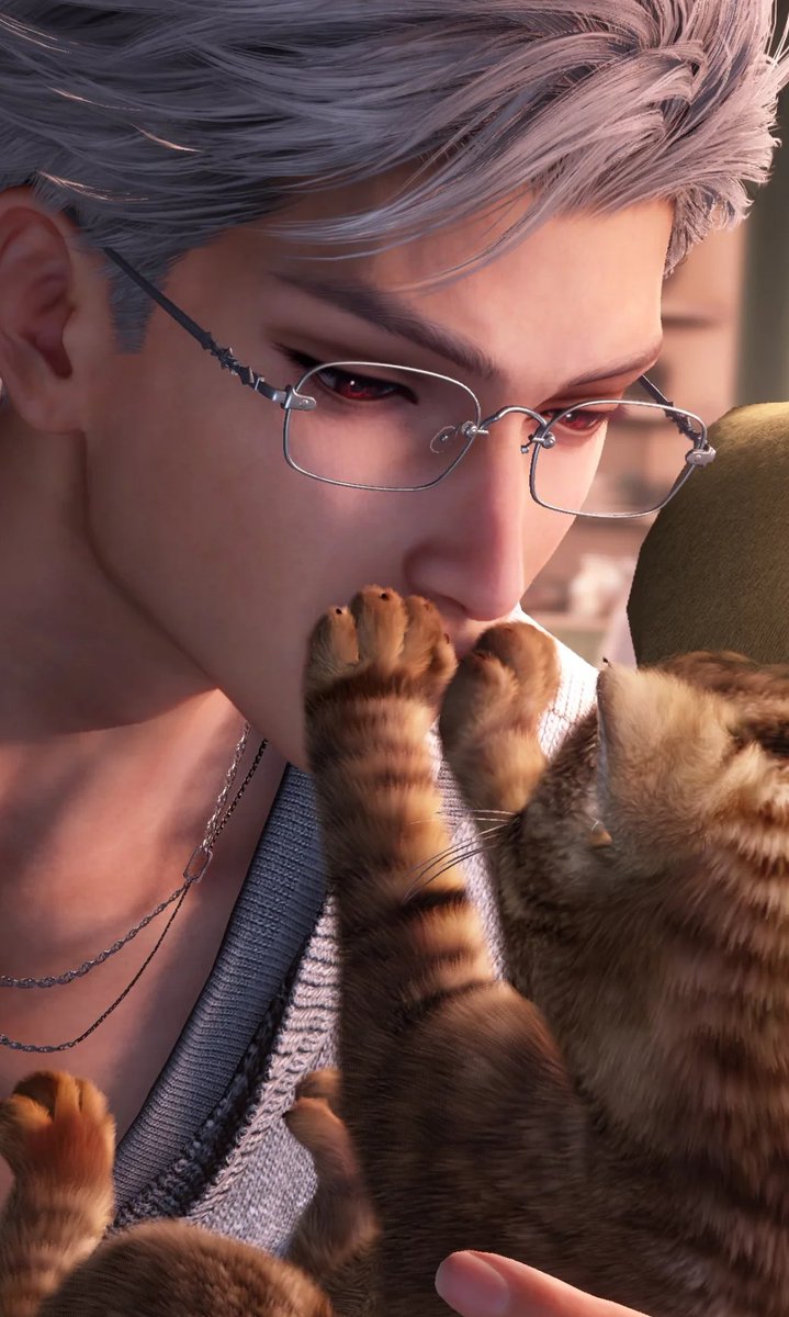 RavenswoodWood's tweet photo. daddy is a cat person🥺🥺

#LoveandDeepspace #恋と深空 #恋与深空 #戀與深空 #러브앤딥스페이스 #Sylus  #秦彻 https://t.co/wqc9dCuoOW