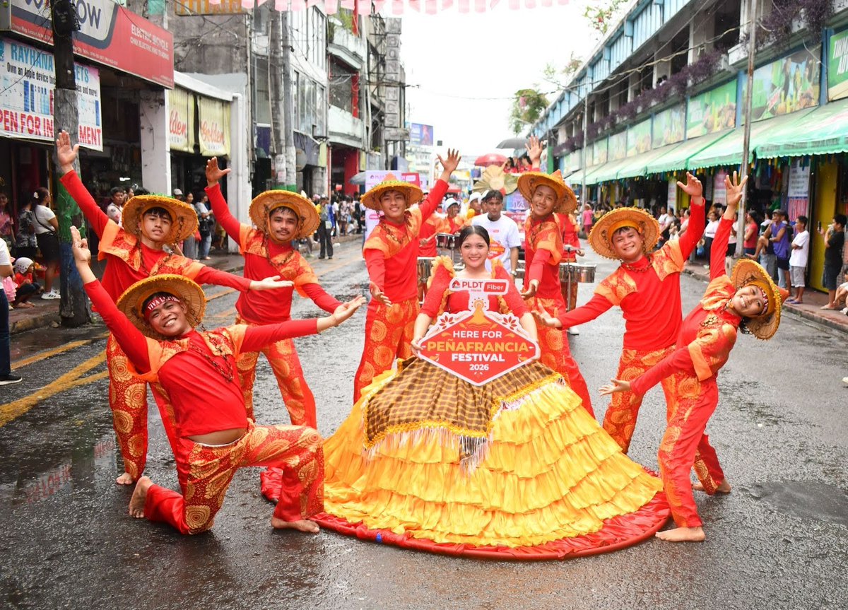 pldt's tweet photo. Fresh from their PVL Invitational Conference 2026 bronze finish, PLDT High Speed Hitters outside hitters Alleiah Malaluan and Joan Monares brought their energy to Naga City as they joined the celebration of this year’s Peñafrancia Festival. Read more: https://t.co/NxdpUmS59T https://t.co/FXm8JshqWh