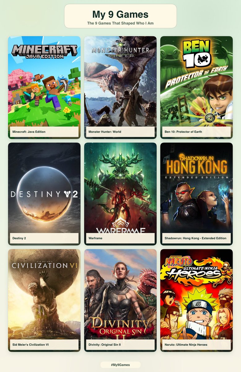 putyourvolumeup's tweet photo. This is not the absolute true one cause i dont remember a lot of the games i played on the psp or online :( ALSO play shadowrun and divinity yall https://t.co/Gqq0ALEzwp