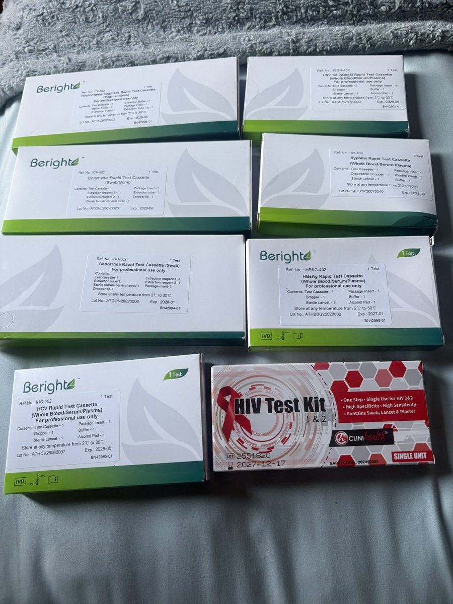 Iam_Reeyah1's tweet photo. Let me put guys on. You can get a STI/STD test kit from an online store called Zoie health.

They have different options so you can choose any pack that works for you.

They don’t take long to deliver. https://t.co/bavujtsbbx