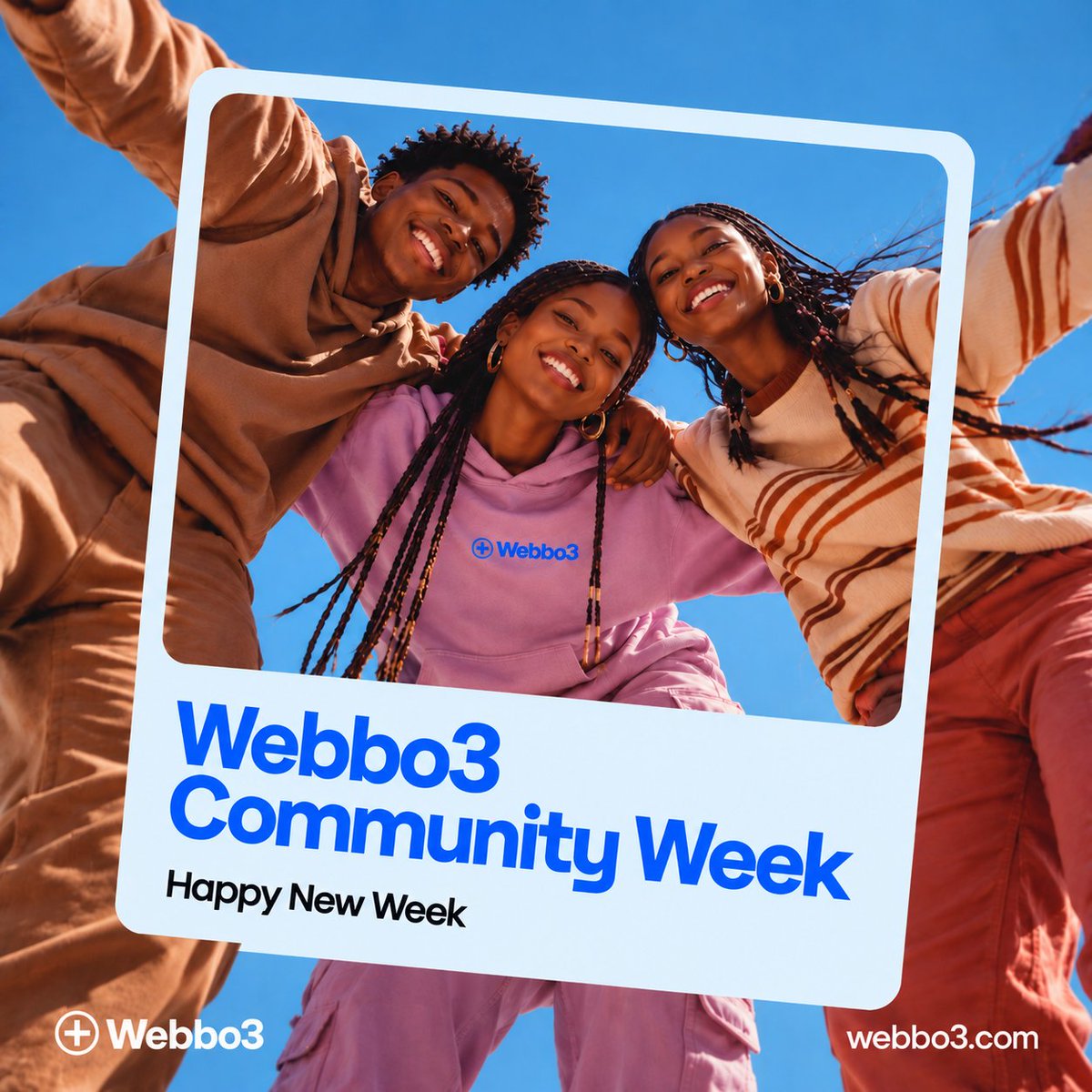 webbo3's tweet photo. Happy New Week from the Webbo3 Ecosystem ๐
A community where we learn, build, grow, and impact.
This week, weโre celebrating the people, ideas, projects, and connections that make our ecosystem what it is.
Welcome to Community Week. ๐๐
#Webbo3 #CommunityWeek https://t.co/a0iKwSlE88