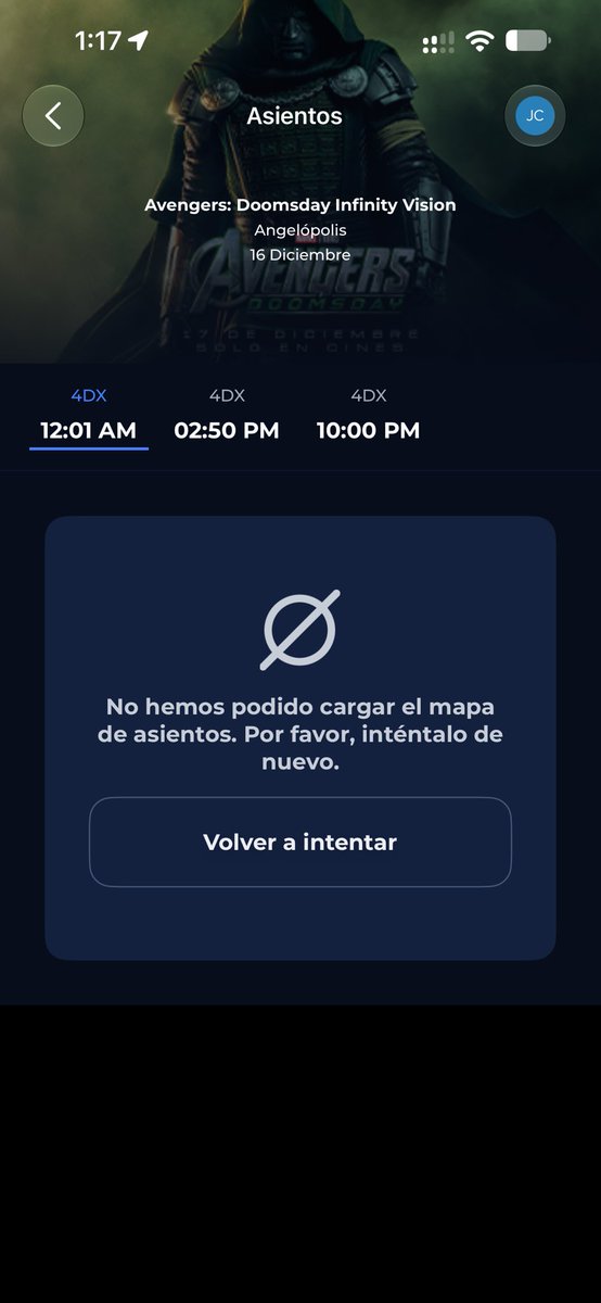 JPol2030's tweet photo. @Cinepolis Neta que te parece gracioso esto 🫠
#doomsday https://t.co/smtFE8Ogfg