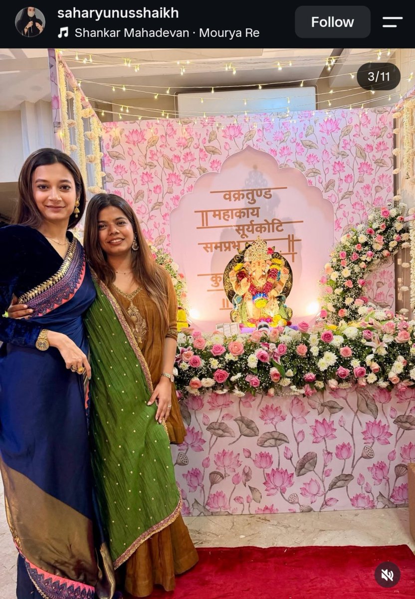 Viglnthindutva's tweet photo. Sahar Yunus Shaikh AIMIM, stated in a victory speech in January 2026 that she wanted to “paint Mumbra green” within the next five years

Turns out she herself got painted saffron 

Muslims started abusing her and saying bad about her so she turned the comments off 😭 https://t.co/UpL3wbm0aE