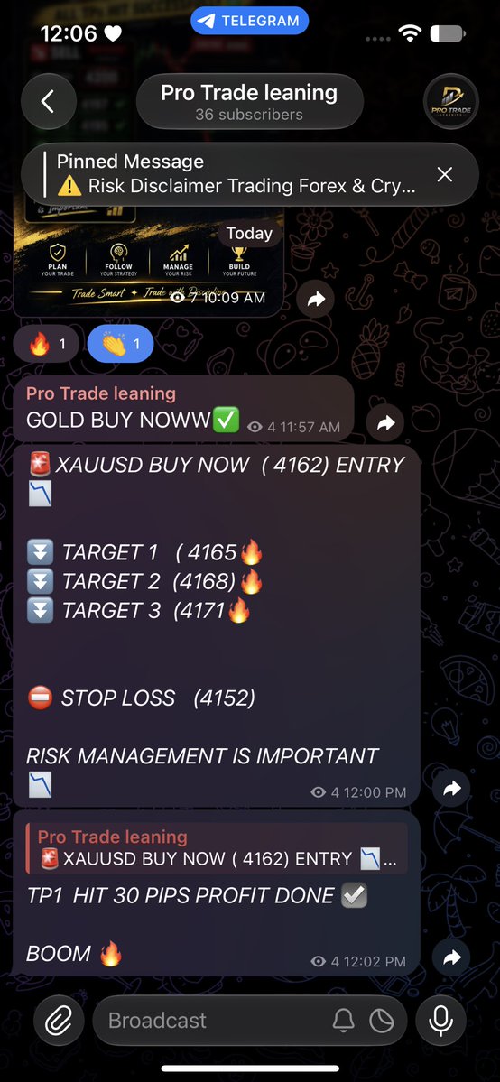 tradewithmiafx's tweet photo. 🚨XAUUSD BUY NOW  ( 4162) ENTRY 📉

⏬ TARGET 1   ( 4165🔥
⏬ TARGET 2  (4168)🔥
⏬ TARGET 3  (4171🔥

⛔️ STOP LOSS   (4152)

RISK MANAGEMENT IS IMPORTANT 📉join telegram link 🔗 https://t.co/LyXIqXYalA https://t.co/lgzZ4cg5xh