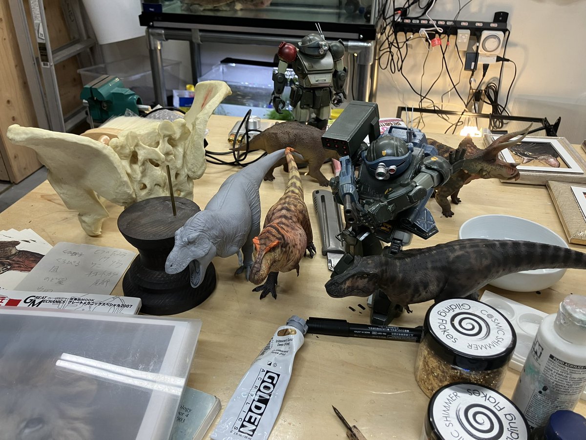 studiocorvo's tweet photo. 現在の作業机 https://t.co/cNa7CZRhCo
