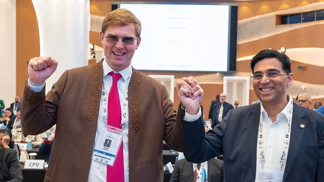 achyuta_samanta's tweet photo. Heartiest congratulations to Mr Timur Turlov on being elected President of FIDE and to Mr Viswanathan Anand on continuing as Deputy President. It makes me especially happy to see Anand ji, who has made India proud for so many years, continue to serve chess in this way.

Mr Turlov has helped bring chess to thousands of schools, and Anand ji has long believed in what the game can offer children. This is close to my heart. Only last week, FIDE, KIIT and KISS signed an MoU to give more of our children the chance to learn chess.

I also want to thank Ms Dana Reizniece-Ozola. At the summit in Samarkand, attended by participants from over 120 FIDE member countries, she recalled her visit to KIIT and KISS. She shared how they stood out among the many places she has visited. I was touched that she remembered our children and spoke about her experience there.

My good wishes to Mr Turlov and Anand ji. I look forward to working with you both.