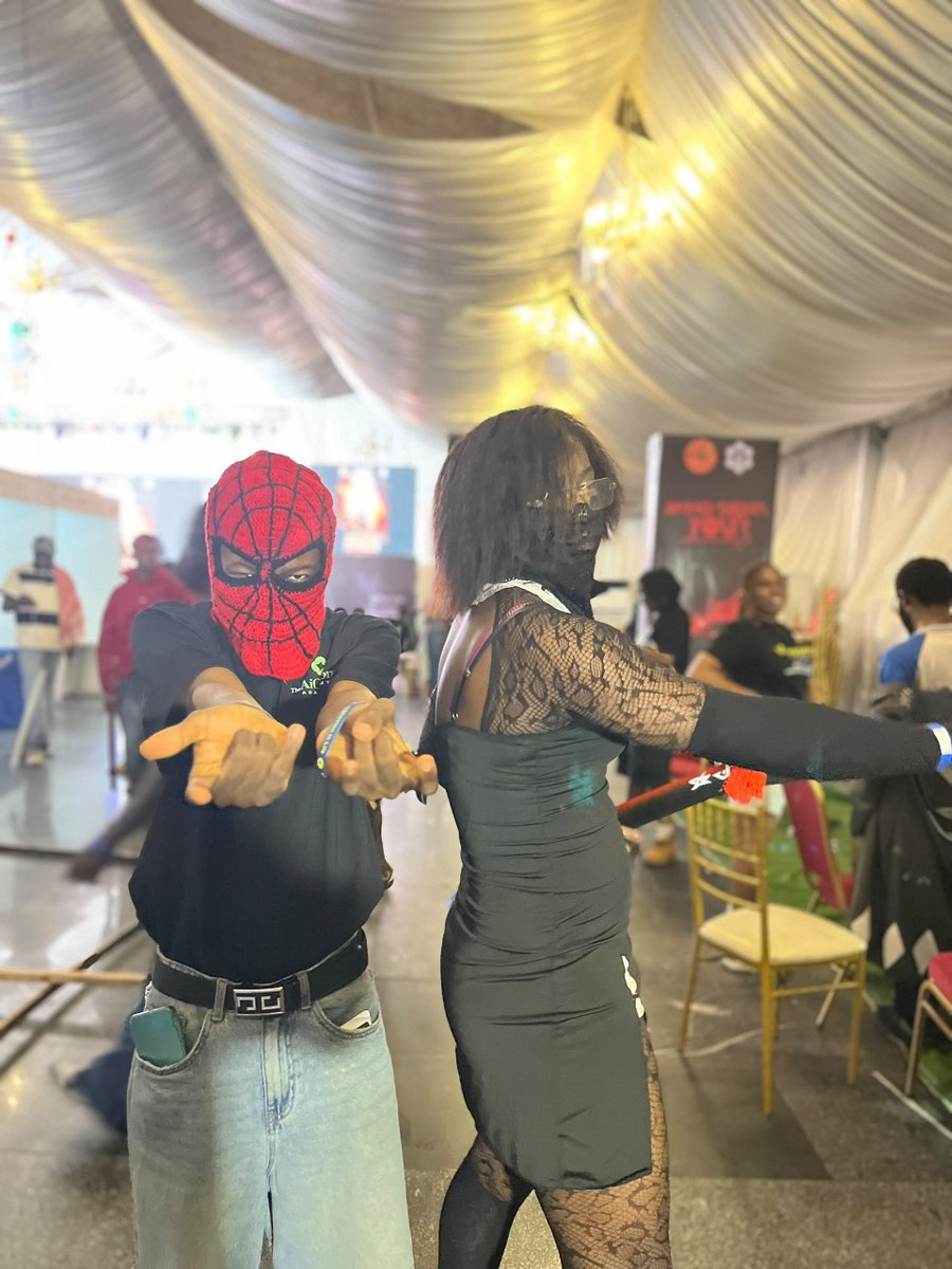Ifeanyi_Maulepe's tweet photo. Nerdwork Comic Con 2026.
This is my first comic con and I dressed as my favourite, Spiderman.

A lot of people kept calling me Obtainer Man, it was later I caught the reference. 😭🤣

@Nerdwork_ng https://t.co/bTTk5zsXoc