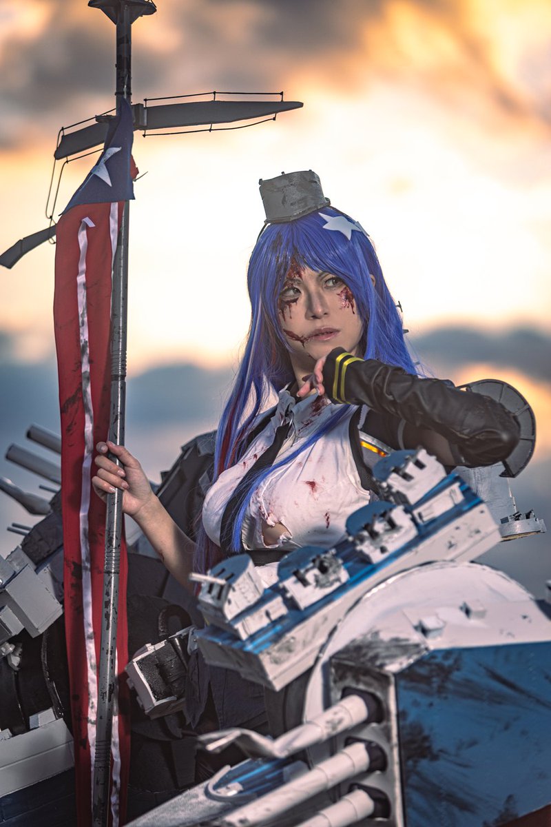 pyuqawa's tweet photo. 装甲は伊達ではない、沈むかよ！

サウスダコタ改　/　艦これ
Photo：@XFILALX 
#cosplay https://t.co/FaCwwFRFFq