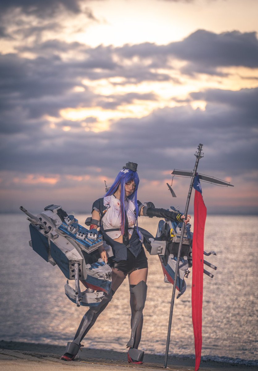 pyuqawa's tweet photo. 装甲は伊達ではない、沈むかよ！

サウスダコタ改　/　艦これ
Photo：@XFILALX 
#cosplay https://t.co/FaCwwFRFFq