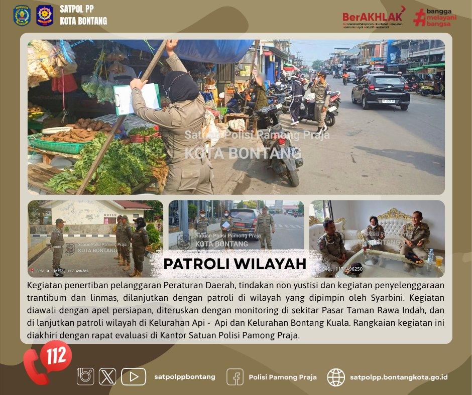 satpolppbontang's tweet photo. Salam Praja!       
Kegiatan Satpol PP Kota Bontang,       
Senin, 28 September 2026.

@kemendagri
@ditpolpp_linmas
@kominfo_btg
@ppidbontang https://t.co/8jSgui5sh2