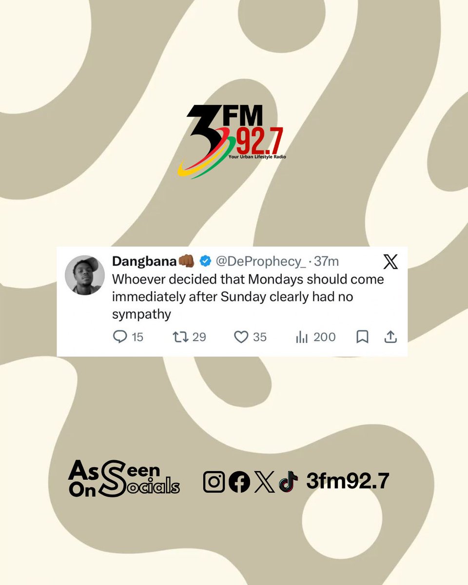 3fm927's tweet photo. ๐
#ASOS #3FM927 https://t.co/JMMVkohqUU