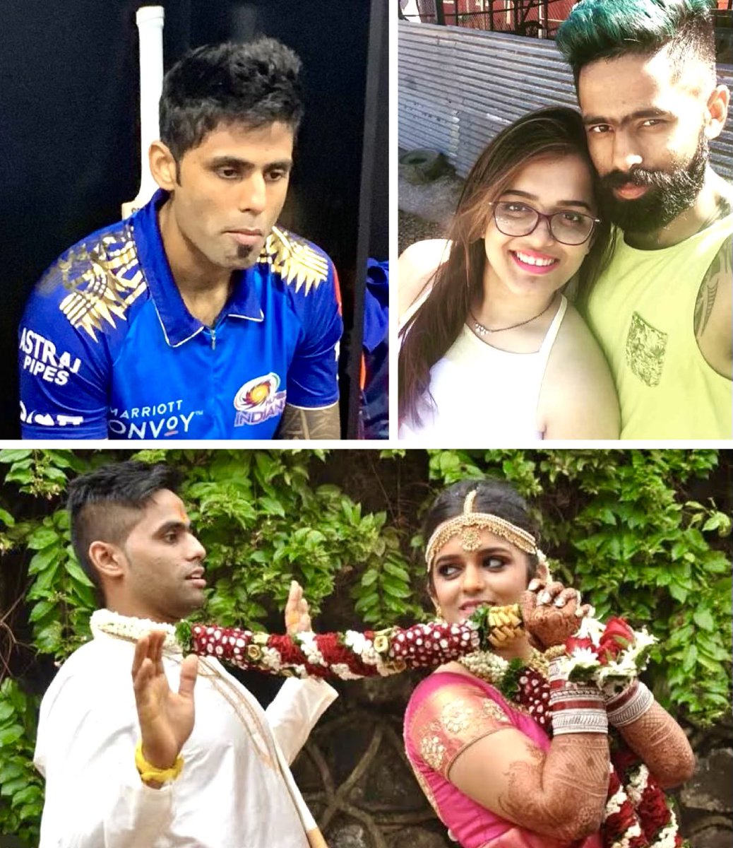 OversLife's tweet photo. She rejected his BBM requests.

He then proudly told her, “I play for Mumbai Indians”.

Her response?

“OK.”

Suryakumar Yadav first noticed Devisha Shetty walking outside his college.

He immediately asked a friend who she was and got them introduced.

They spoke for barely five minutes.
But SKY wanted to stay in touch.

He asked his friend for Devisha’s BBM pin. She kept rejecting his requests.

So he tried Facebook.
This time, she accepted.

They started talking and eventually began video-calling on Skype.

What started with a few messages slowly became a relationship.

They dated for several years and got married in 2016.

But Devisha would later play a much bigger role in his cricket career.

In 2018, she asked him a simple question:

“If you want to play for India, how do you plan to do it?”

It made SKY think deeply, and that conversation changed his approach to Cricket.

They cut down on late nights, tightened his routine and focused more seriously on his goal of playing for India.

Fast forward, SKY topped the ICC rankings as the number one T20I batter in the world.