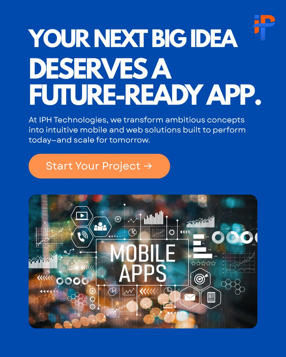 iphtechnologies's tweet photo. From easy payments and real-time communication to smart bookings, shopping, and connected experiences, super apps are redefining how businesses engage with customers.
At IPH Technologies, we turn ambitious ideas into secure, scalable, and future-ready mobile and web solutions https://t.co/hDQT1zBgQx