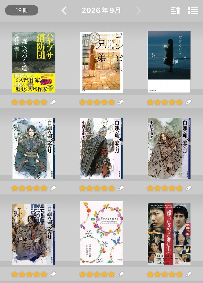 yuzu_Jewellery's tweet photo. #9月読了本

「早く続きが読みたい」のに「読み終わってほしくない」。この矛盾こそ、好きな物語を読む幸せなのかもしれない。今月は、そんな幸せを感じるほど心を揺さぶられる作品ばかりで、読みながらたくさん泣いたなぁ。 https://t.co/h0vskv2Tm6