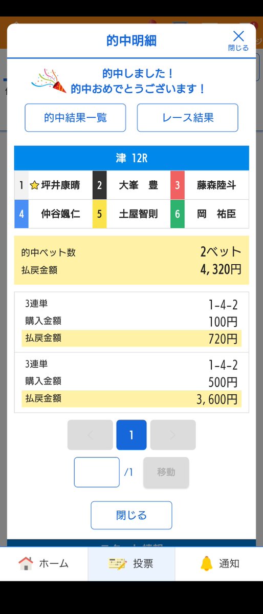 hamanako4342's tweet photo. 坪井康晴選手、おめでとうございます！ありがとうございます！津連続優勝！
さらに静岡支部、津で3連続優勝！ https://t.co/8lu70Ms8md