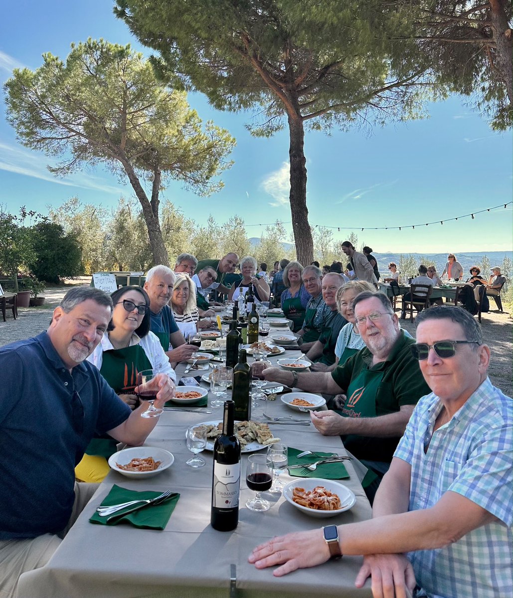 JohnMFodera's tweet photo. Another great #RusticTuscanyTour Thank you to my wonderful guests. It was a pleasure and honor traveling with you.
To future guests, we can begin reserving into 2029 and Waiting Lists for 2027 and 2028. Email to: Tuscanvines@yahoo.com https://t.co/NELQO28uf9