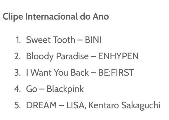 patinhoriki's tweet photo. ENGENEs saiu a segunda parcial da votação do breaktudo e o enhypen continua perdendo 😢 eles subiram uma posição em clipe internacional do ano (2 lugar) mas no resto das categorias continuam na mesma. POR FAVOR VOTEM, são votos ilimitados não custa nada se esforçar um pouco https://t.co/DemaCUNzjC